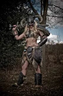 The Dragonborn, Skyrim. Warrior woman, Skyrim cosplay, Barba