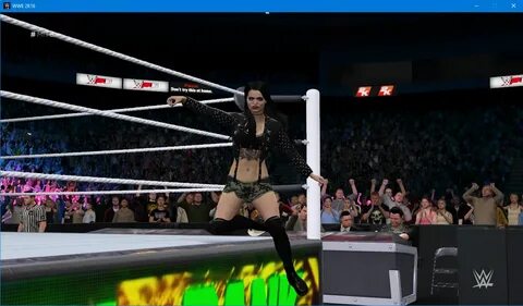 Скачать WWE 2K16 "Paige (Лицевая анимация) WWE 2K19 Порт мод