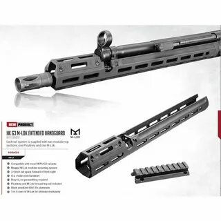 HK93 G3K Extended Length M-LOK Handguard New, Aim Sports Inc