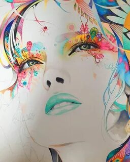 Minjae Lee Sparkling eyes 🌟 Art drawings, Pop art, Portrait 