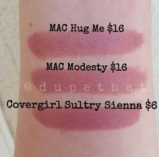 MAC Modesty Lipstick Dupes - All In The Blush