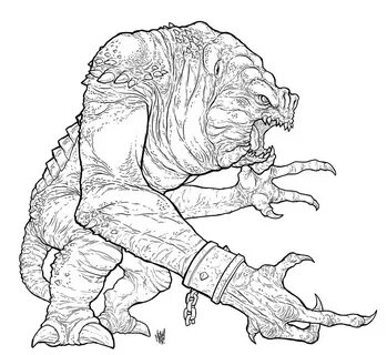 Rancor Coloring Pages - Buroda Online