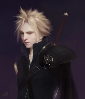 Cloud Strife - Final Fantasy 7 Fanart by JulienLasbleiz; eve