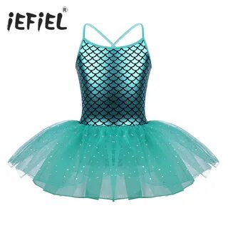 IEFiEL/блестящий костюм Русалочки для девочек лирические бал