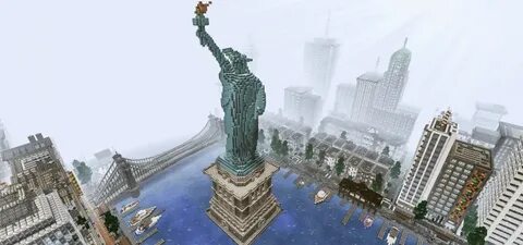 Statue Of Liberty for Minecraft Minecraft PE Maps