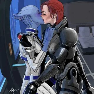 Femshep Liara T Soni Commander Shepard Me персонажи - Mobile