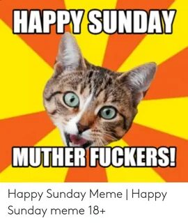 HAPPY SUNDAY MUTHER FUCKERS! Memes Com Happy Sunday Meme on 