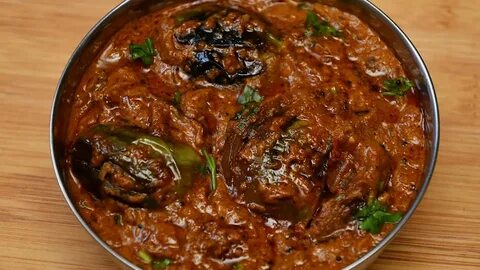 Brinjal Curry for Biryani/ Side Dish For Biryani/ Brinjal Gr