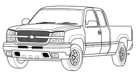 191 Cartoon Chevy Truck Coloring Pages Coloring Pages Downlo