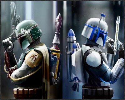 Boba Fett and Jango Fett Star Wars Star wars illustration, S