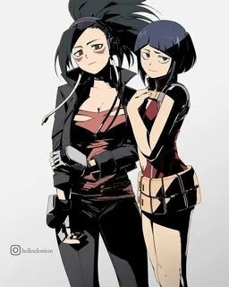 Anime my hero academia Character momo yaoyorozu and kyouka j