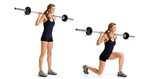 Barbell Walking Lunge Exercise: Instructions, Image & Video