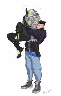 @raidfonder Overwatch comic, Overwatch genji, Overwatch hanz