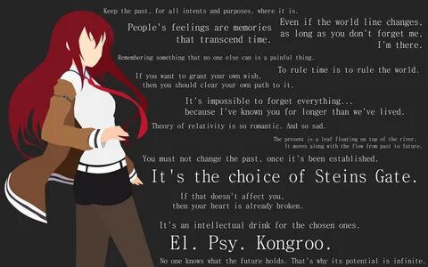 Steins Gate Quote - Tapquotes Rintarou Understands Man S Wis