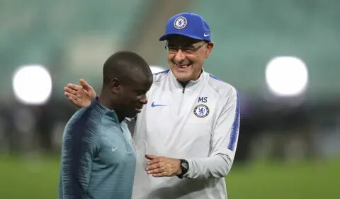 N’Golo Kante trains ahead of Europa League final as Maurizio