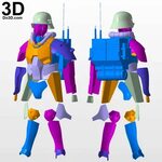 3D Printable Model: Jin Roh The Wolf Brigade Armor Suit Prin