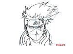 Anime Boy Drawing Easy Kakashi / How To Draw Kakashi Hatake 