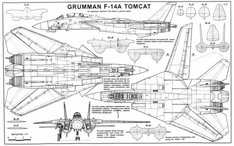 Палубный истребитель F-14 "Томкэт": Техническое описание F-1
