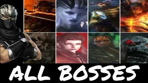 Ninja Gaiden Sigma 2 All Boss Fights - YouTube