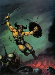 Conan the Barbarian by Gerald Brom Conan the barbarian, Fant