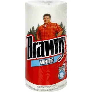 Brawny Paper Towels, White, 2-Ply Paper Towels Matherne's Ma