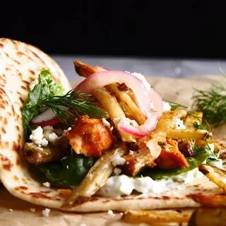 Half Baked Harvest - Roasted Chicken Gyros with Tzatziki and