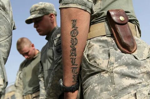 Army Tattoo Ban