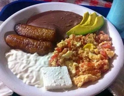Desayuno Salvadorian food, Salvadoran food, Mexican food rec