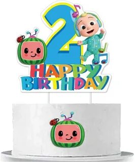 Cocomelon Birthday Cake : Coco Melon Theme Girl Cake Topper 