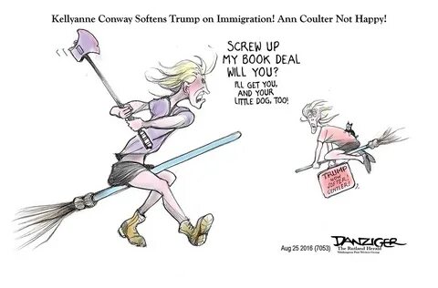 Ann Coulter - Kellyanne Conway - Danziger Cartoons