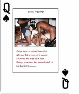 Interracial Cuckold Caption - Queens of Spades. - 65 Pics xH