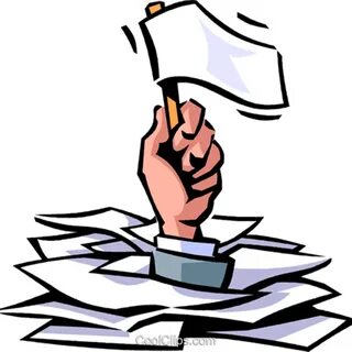 Paperwork Clipart Doing Paperwork Royalty Free Vector - Clip
