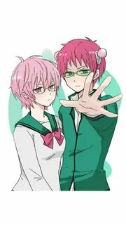 Kusuo and kuriko, anime, anime boy, cute, saiki, saiki k, sa