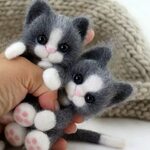 Handmade клуб on Instagram: "Войлочные котята " Валяние, Чув