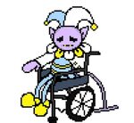 Jevil In A Wheelchair posted by Samantha Walker