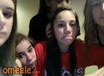 Amanda and 4 friends Omegle Teen Game