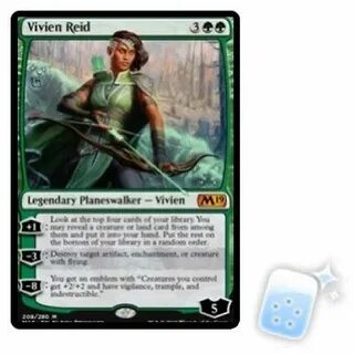 MTG Individual Cards 38292: Vivien Reid Core Set 2019 M19 Pl