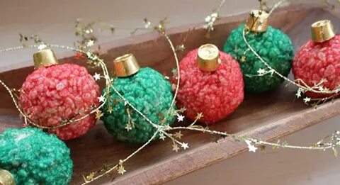 Holiday Treats: Rice Krispy Ornaments Mommysavers.com Christ