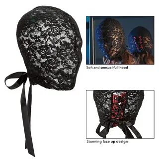 Кружевная маска-шлем (депривационная маска) Scandal Corset L