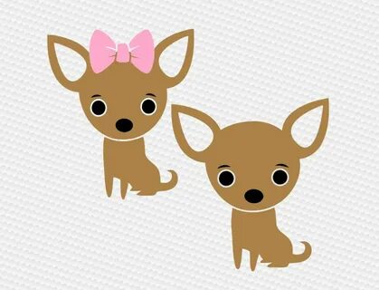 Chihuahua svg hond svg Clipart gesneden bestanden Silhouette