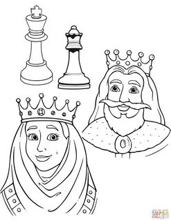 King And Queen Coloring Pages - 41 recent pictures for color