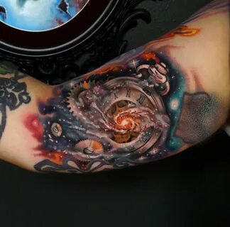 Татуировки космос (59 фото)