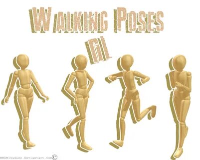 MMD Walking pose pack ::. DL by MMDMikuxLen on DeviantArt