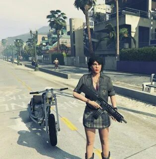 GTA5 PC 版)"ア シ ュ リ-"を 可 愛 く 若 返 ら せ る キ ャ ラ ス キ ン Mod 登 場.(動