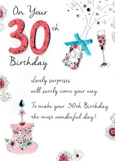 The Best 30th Birthday Card Messages - Best Collections Ever