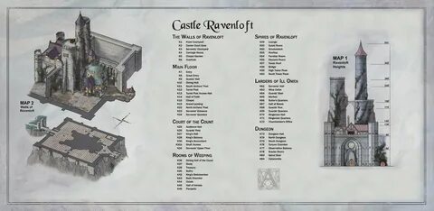 Map Of Castle Ravenloft - Map Cabo San Lucas