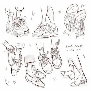 Little shoe study from last night 👟 I get impatient drawing 