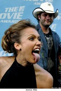 Hot celeb tongues