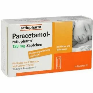 Paracetamol Zäpfchen - PARACETAMOL AbZ 125 mg Zäpfchen 10 St