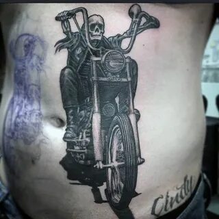 60 Motorcycle Tattoos For Men - Two Wheel Design Ideas Tatto